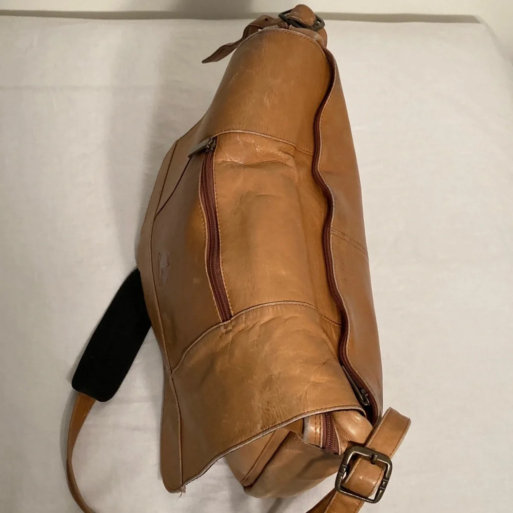 Red Sox Leather Messenger Bag vintage